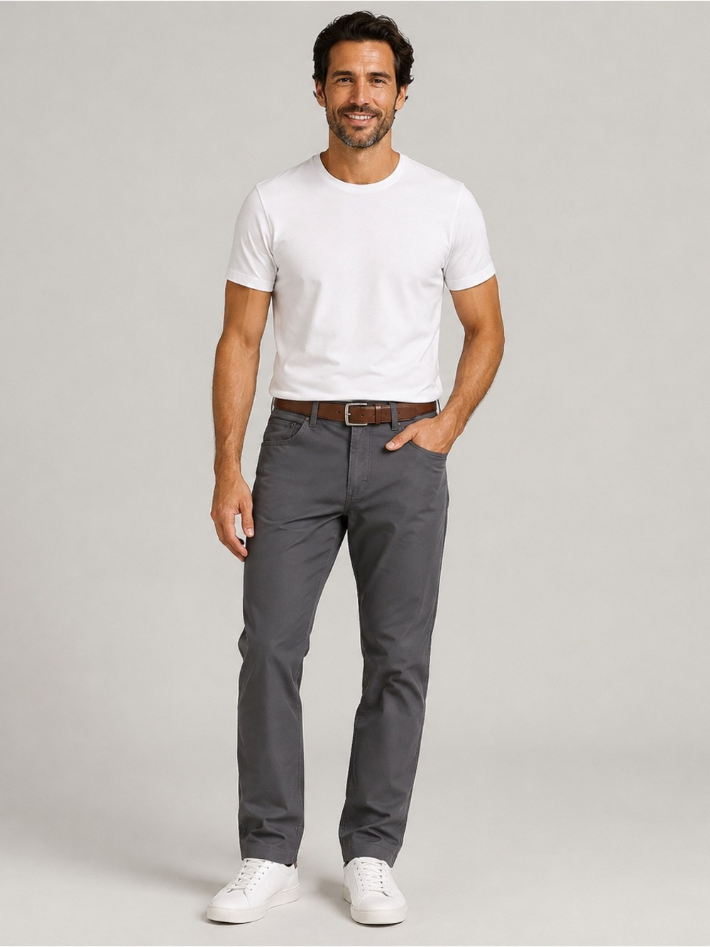 Orvis Men’s Gray Tech Pants Stretch Water Resistant Hiking Size 36X30